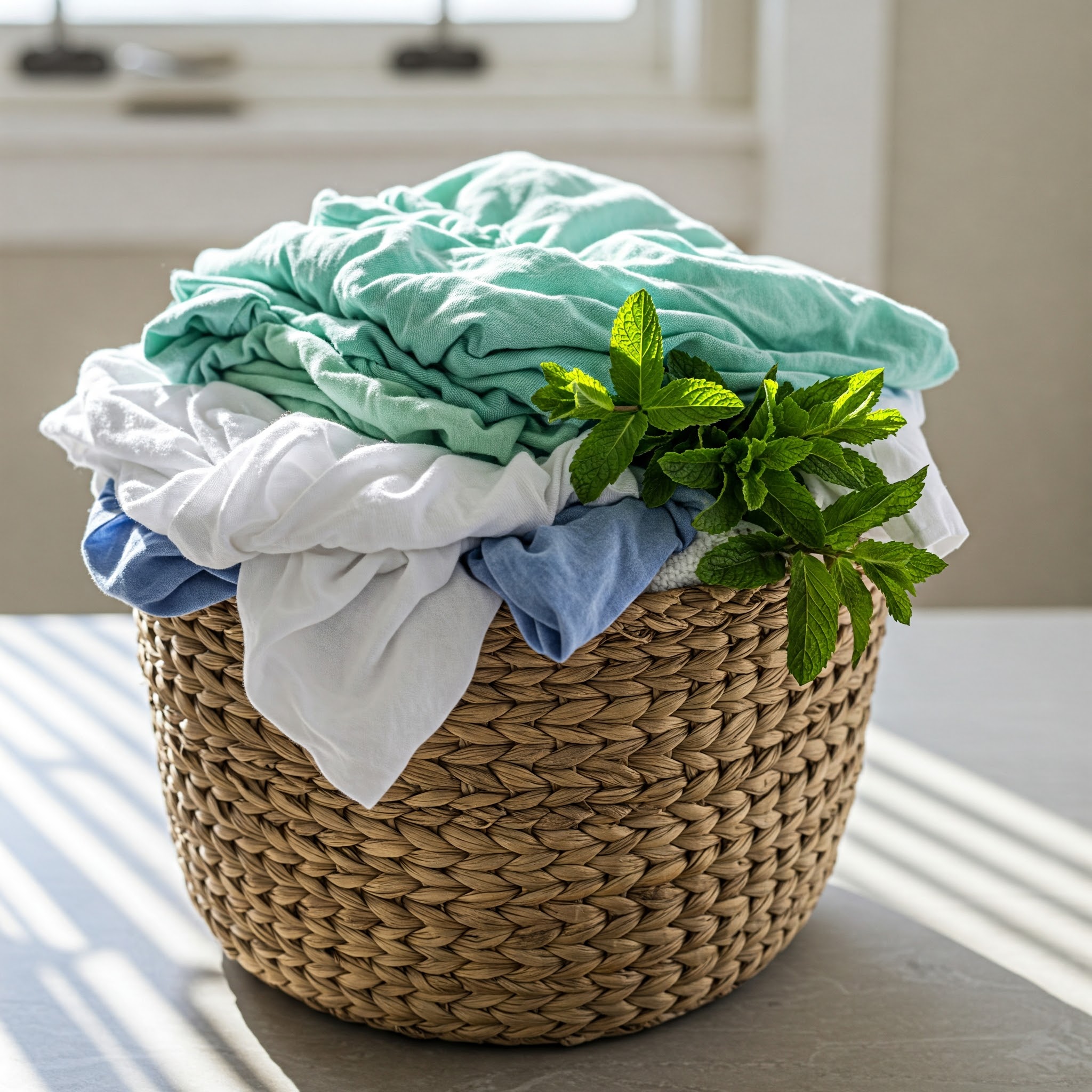 Wicker Laundry Basket
